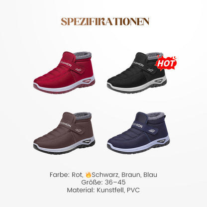 Gefütterte Winter-Sneaker mit Klettverschluss