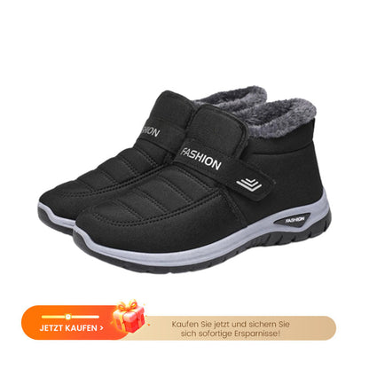 Gefütterte Winter-Sneaker mit Klettverschluss
