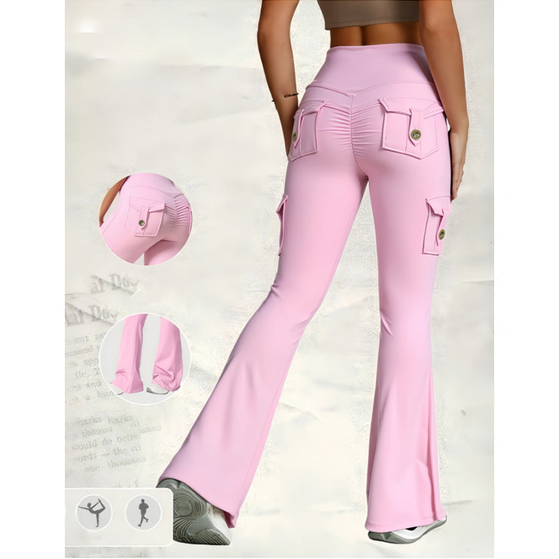👖 Hochtaillierte Yogahose mit Taschen – bequem und vielseitig