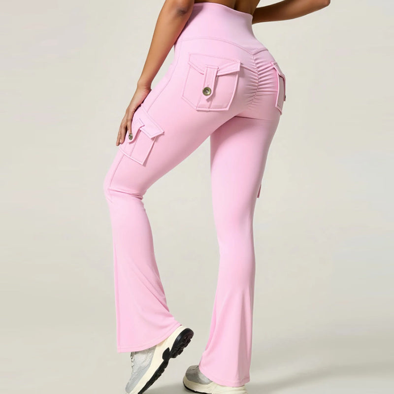 👖 Hochtaillierte Yogahose mit Taschen – bequem und vielseitig