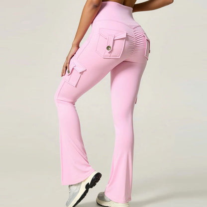 👖 Hochtaillierte Yogahose mit Taschen – bequem und vielseitig