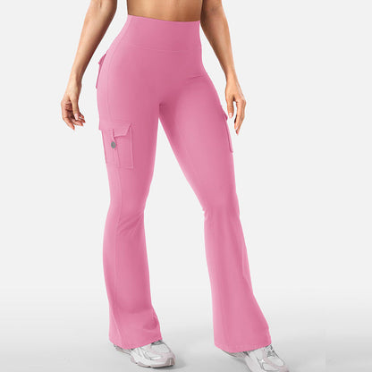 👖 Hochtaillierte Yogahose mit Taschen – bequem und vielseitig