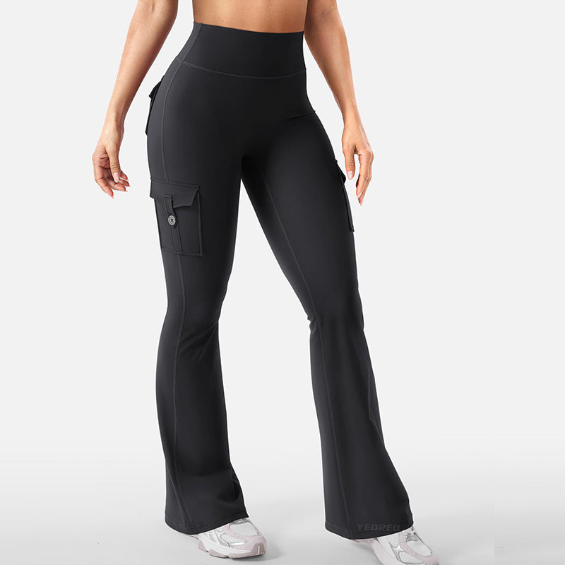 👖 Hochtaillierte Yogahose mit Taschen – bequem und vielseitig