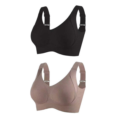 🔥 50% Rabatt für begrenzte Zeit💕Gerippter Push-up-BH für Frauen, verstellbar, kabellos