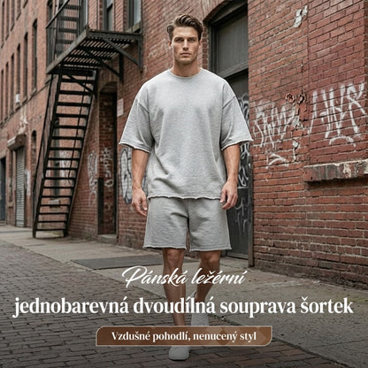 👕 NYNÍ S 50% SLEVOU! 🏃‍♂️ Jednobarevné sportovní soupravy bez rukávů – odvádějí pot, volný střih a jsou ideální do posilovny i na běžné nošení 💪
