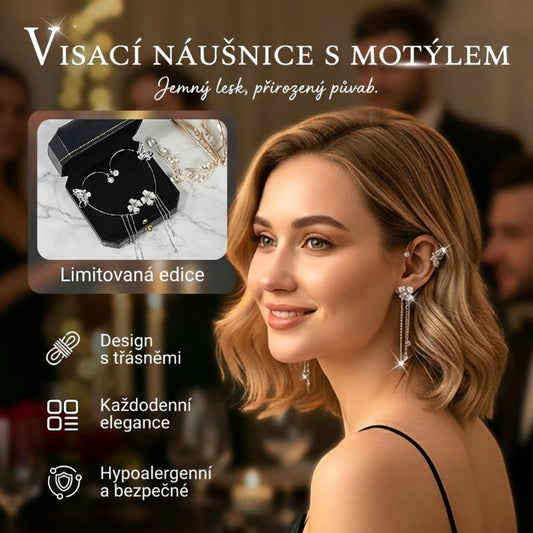 ✨NÁUŠNICE S FRINGED STYLEM A ZIRKONEM | PERFEKTNÍ DÁREK🎁