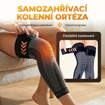 Extra dlouhé sportovní zahřívací chrániče kolen