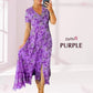 (💃Hot Sale - 48% OFF🔥 Free Shipping) Floral print v-neck dress