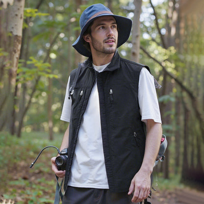 ⏰Zeitlich begrenzter Verkauf – 49 % RABATT🔥🧥 Herren Oversized Ärmellose Westenjacke mit Taschen