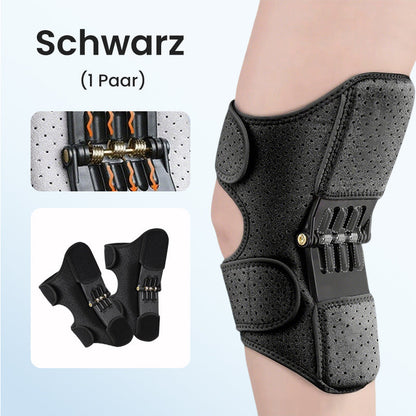 Verstellbare Kniebandage mit Klettverschluss und Federn