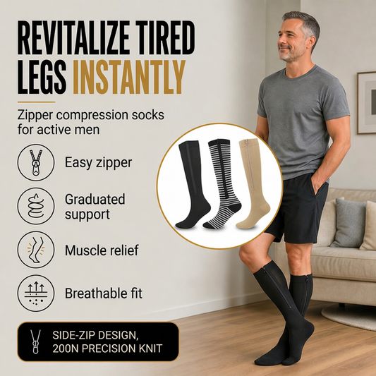 🏃Zesílená pata + zip – regenerace svalů po tréninku