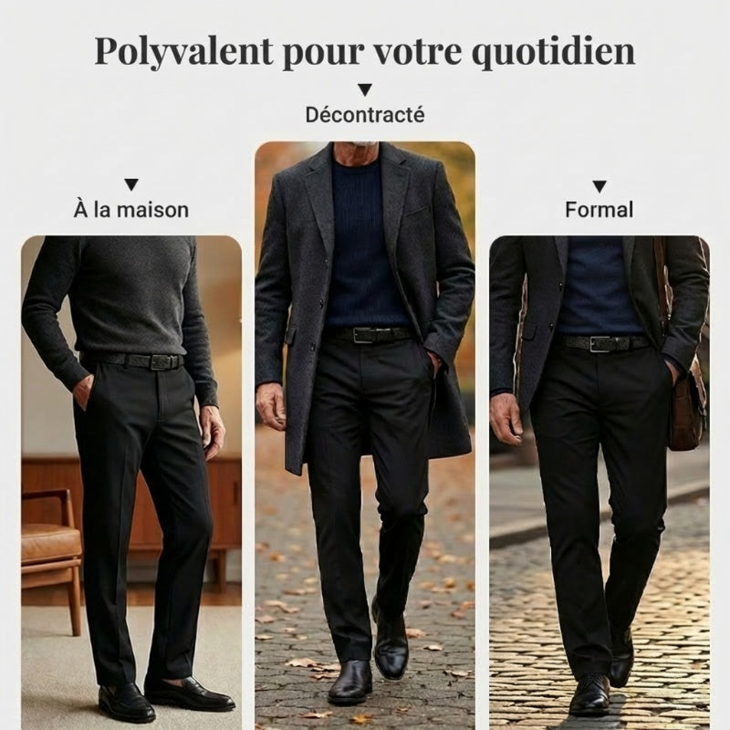Herren-Stretchhose im klassischen Stil