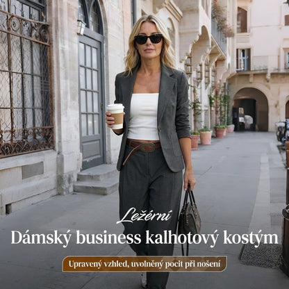 Dámský business set volného střihu | Pohodlí, styl a univerzálnost pro každý den.