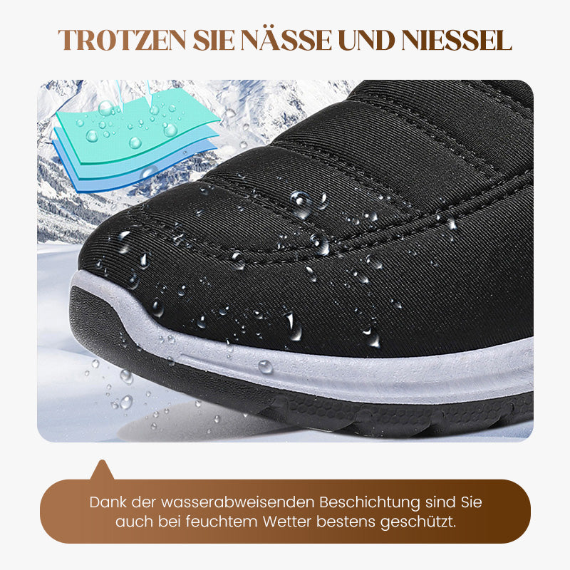 Gefütterte Winter-Sneaker mit Klettverschluss