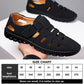👟Stylové kožené duté sandály