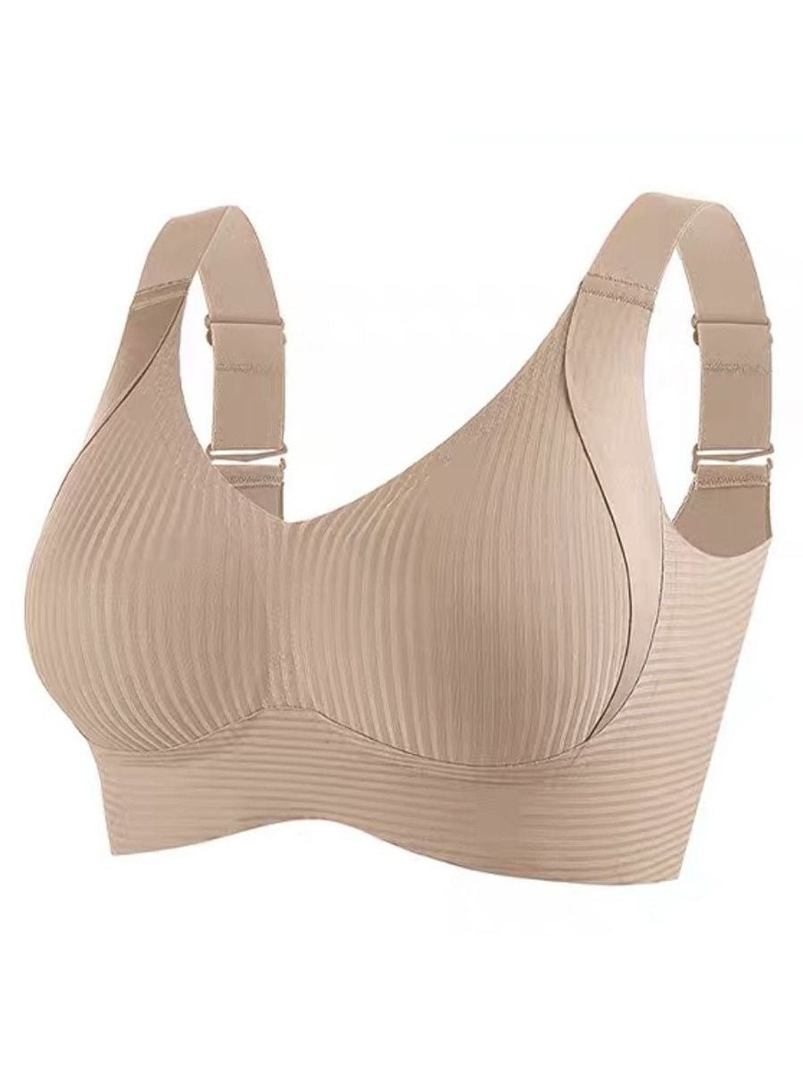🔥 50% Rabatt für begrenzte Zeit💕Gerippter Push-up-BH für Frauen, verstellbar, kabellos