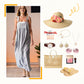 💃NOVINKA HOT SALE✨ Casual Striped Camisole Dress - styl a pohodlí bez námahy! 💖