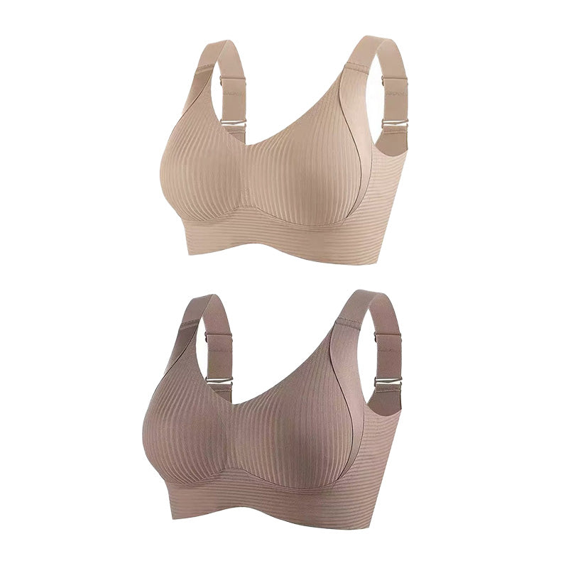 🔥 50% Rabatt für begrenzte Zeit💕Gerippter Push-up-BH für Frauen, verstellbar, kabellos