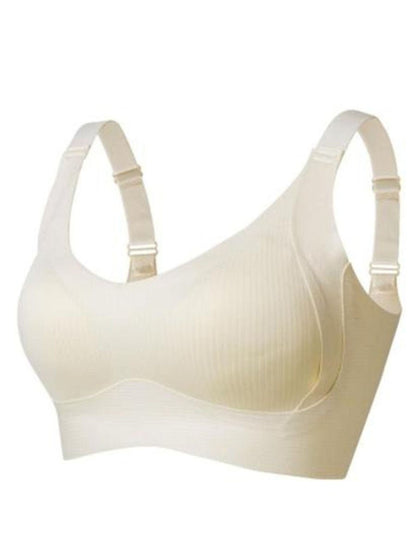 🔥 50% Rabatt für begrenzte Zeit💕Gerippter Push-up-BH für Frauen, verstellbar, kabellos