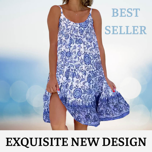 👗 Floral Loose-Fitting Sundress💐