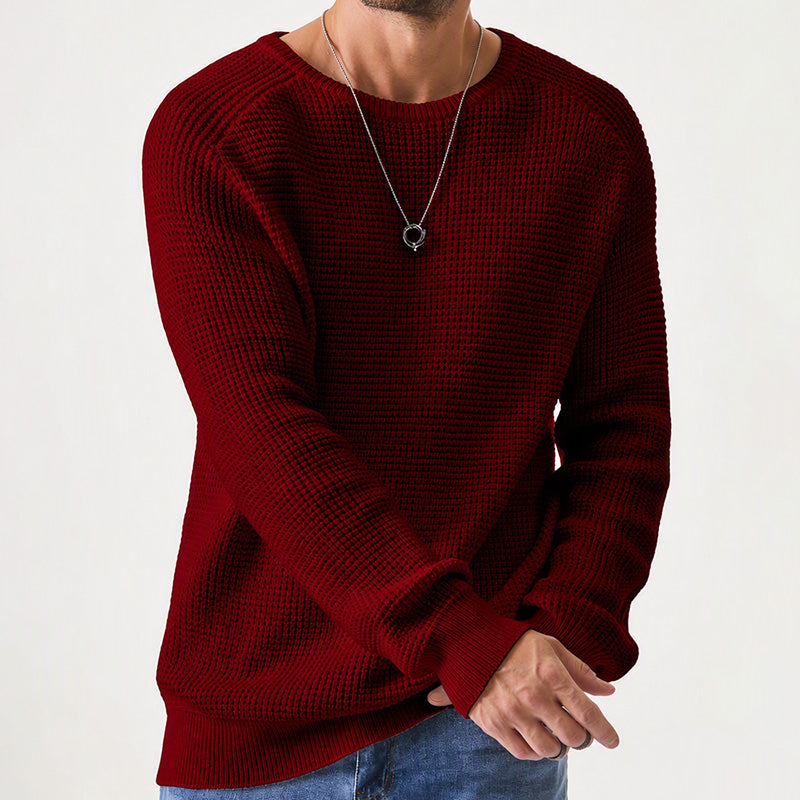 Pullover mit Rundhalsausschnitt und langen Ärmeln