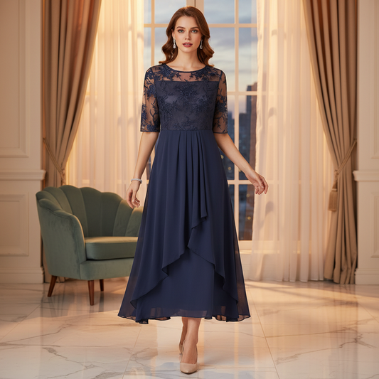 📢📢Sleva 49 %⏰ 👗 Krajkové šaty | Elegantní říčné ✨