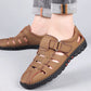 👟Stylové kožené duté sandály