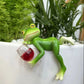 🐸 Žába Závěs na květináč Ornament🍷