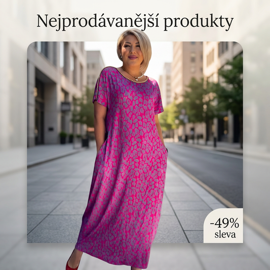 👗 Plus size šaty | S potiskem ✨