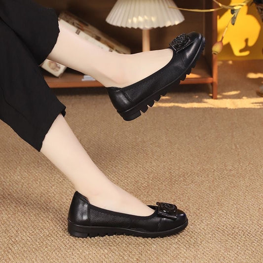 🐂Chaussures orthopédiques antidérapantes en cuir de vachette de haute qualité（🔥55 % de réduction）