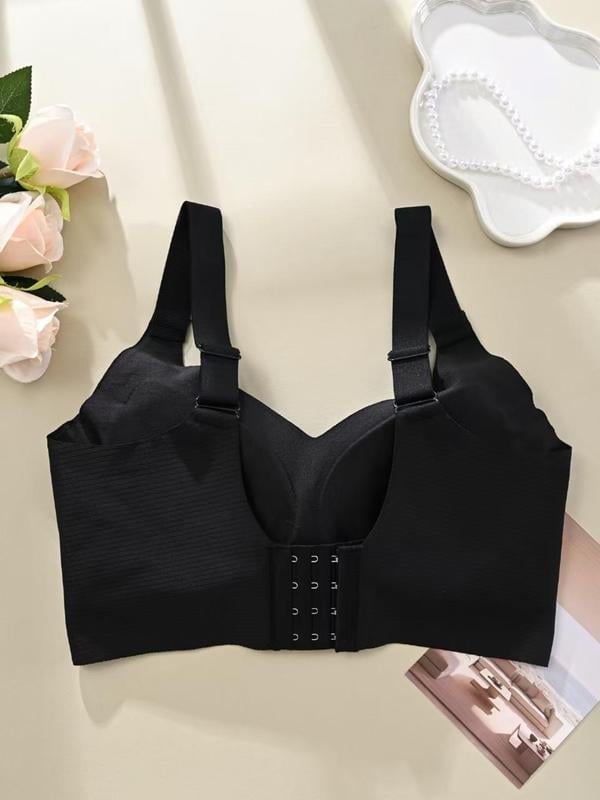 🔥 50% Rabatt für begrenzte Zeit💕Gerippter Push-up-BH für Frauen, verstellbar, kabellos