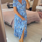 (💃Hot Sale - 48% OFF🔥 Free Shipping) Floral print v-neck dress