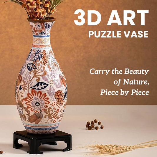 🧩3D Art Puzzle Vase🌼