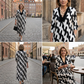 👗Elegantní maxi šaty s polodlouhými rukávy S–5XL