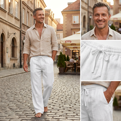 👖Pánské ležérní volné kalhoty s rovnými nohavicemi