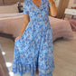 (💃Hot Sale - 48% OFF🔥 Free Shipping) Floral print v-neck dress