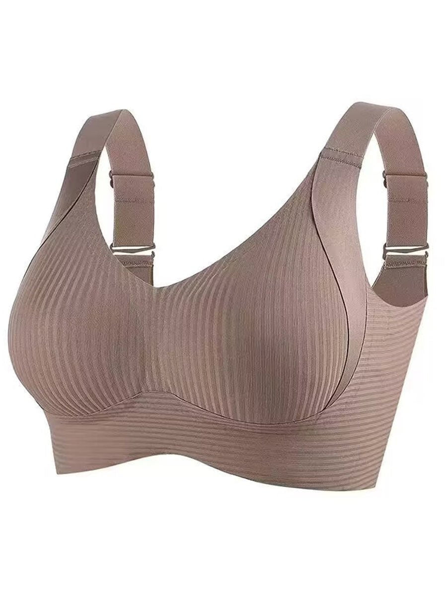 🔥 50% Rabatt für begrenzte Zeit💕Gerippter Push-up-BH für Frauen, verstellbar, kabellos