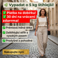 Dámské bavlněné lněné široké nohavice