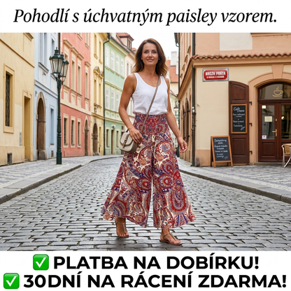 🌸Dámská sukně s vysokým pasem a potiskem【M-2XL】