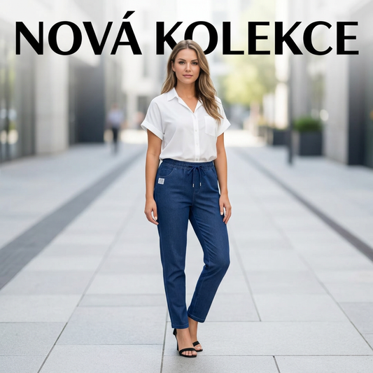 👖Džíny s vysokým pasem a ultra-stretch střihem⏳