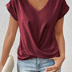 T-shirt décontracté à manches courtes pour femmes