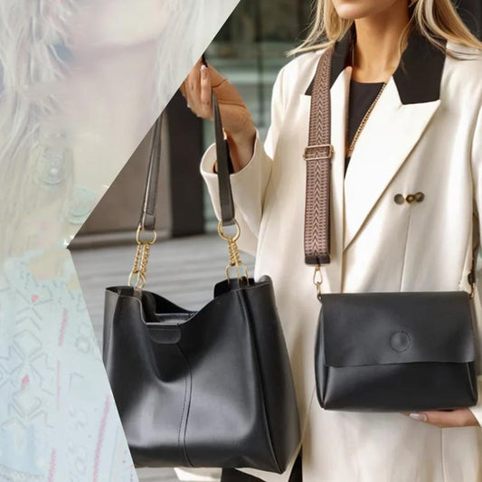 👜Skvělý dárek! Dámská taška přes rameno Crossbody Bag 2-dílná sada💁‍♀️