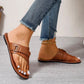 🎁2025 Nové produkty🎁Lehké ležérní módní sandály Split Toes Style Flat Sandals