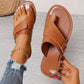 🎁2025 Nové produkty🎁Lehké ležérní módní sandály Split Toes Style Flat Sandals