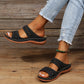 Retro Arch Support Ortopedické sandály na klínku