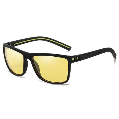 Unisex-Sonnenbrille mit kantigem Rahmen – 2er-Set