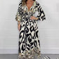 🌸Hot Sale 49% OFF🌸Breathable Fashion V-Neck A-Line Long Dress