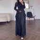 【✨Maximální elegance】👗Šaty s rozšířenými rukávy