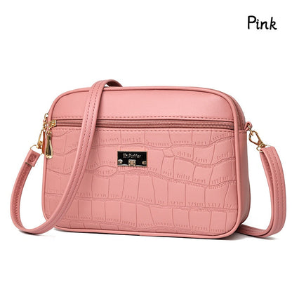 👜Women's Fashion Simple Faux Leather Crossbody Bag