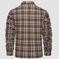 Pánská košile Sherpa Wool Lined Flannel Shirt Jacket🤠